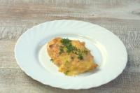Куриная грудка запеченная с ветчиной и сыром с рисом 